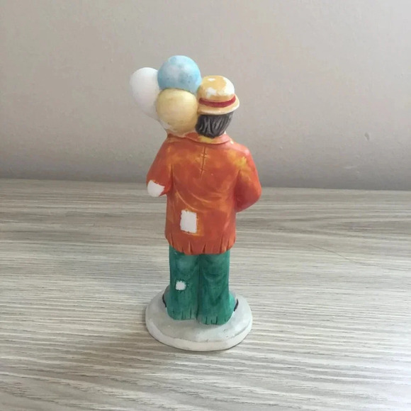 Flambro Emmett Kelly Figurine 6" X 2.5" Ceramic Polka Dot Bow  Tie - Picture 3 of 7